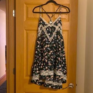 Umgee hi-low cross back dress